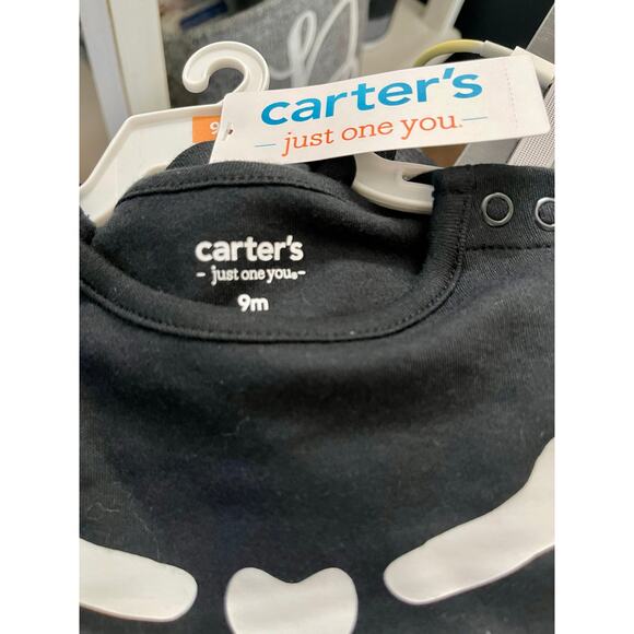 NWT Baby Boy Skeleton Sleep N Play Just One You Carter’s 9 months Halloween - Picture 7 of 8